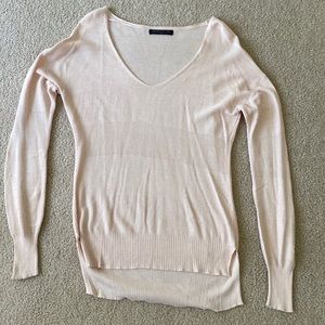 Brown Allan Pink Knit Sweater